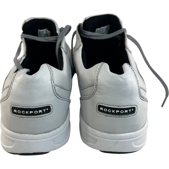 Rockport ProWalker NEXT Ubal Mens White Leather Comfort Shoes Size 14 main image 7